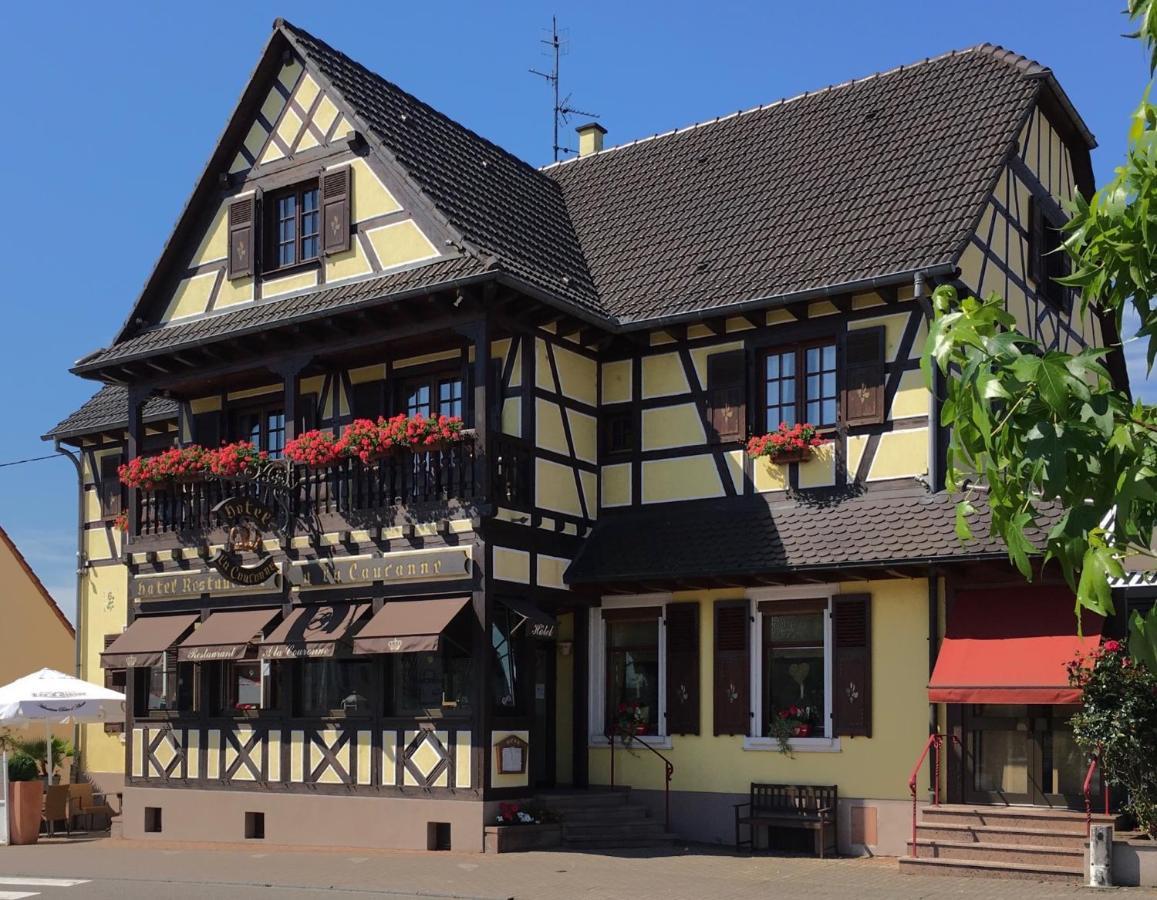 Hotel-Restaurant A La Couronne Kilstett Exterior foto